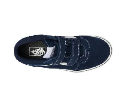 Vans Ward Mid V Boys Skate Shoes Dress Blue | Sneakers Plus