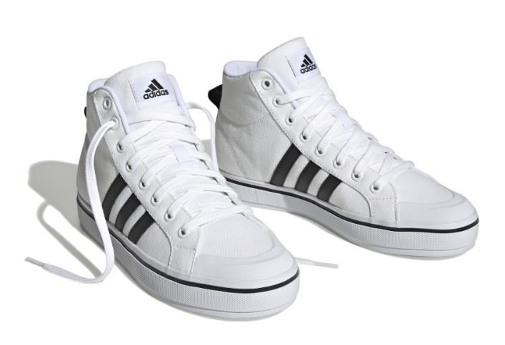 Adidas Bravada 2.0 White Black Skateboard Shoes Mens Sz 13 