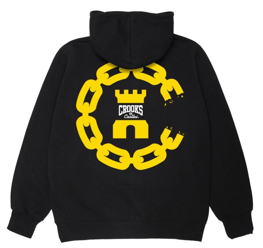 Crooks Castles Chain C Castle Mens Hoodie