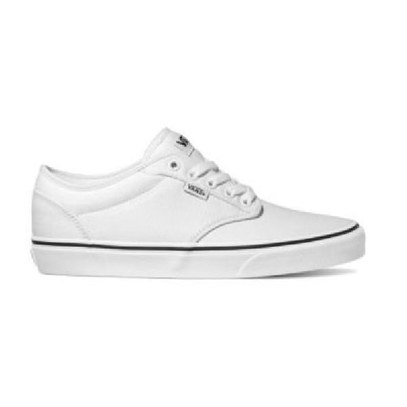 Vans Atwood Mens White/White with Black Foxing |Sneakers Plus