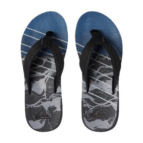 Quiksilver Carver Print Boys Sandals Navy-Grey | Sneakers Plus