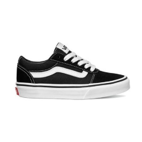 Vans Ward Boys Skate Shoe Black-White | Sneakers Plus