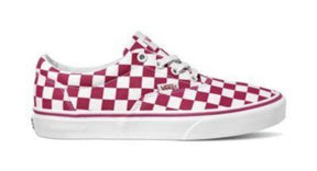 Vans Doheny Womens Skate Shoe Cherry Checkerboard | Sneakers Plus