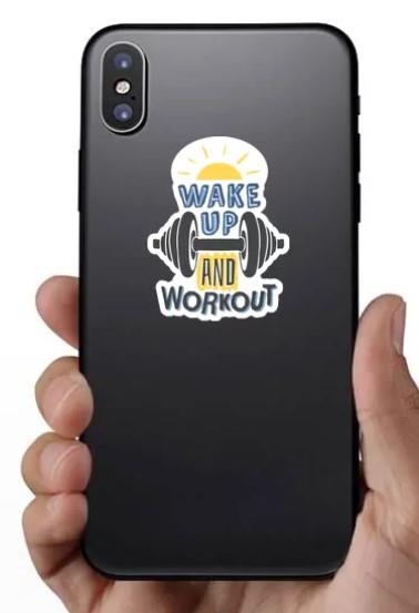 Car Sticker - Wake Up Work Out