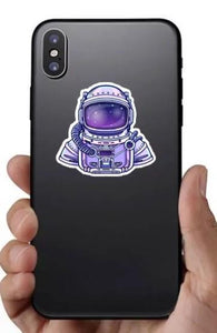 Car Sticker - Purple Astronaut
