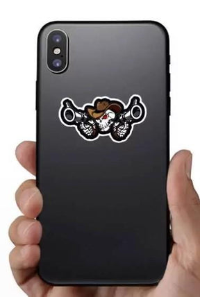 Car Sticker - Skull Cowboy