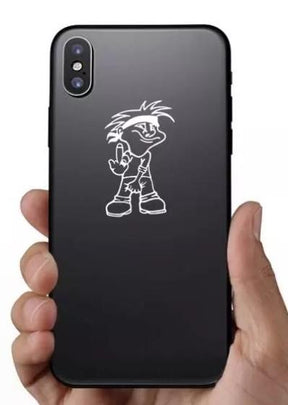 Car Sticker - Boy Middle Finger