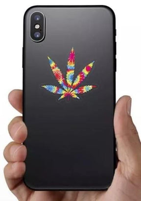 Car Sticker - TyeDye Pot Leaf