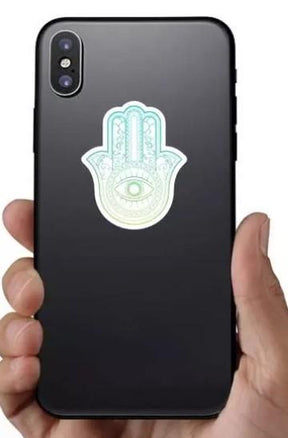 Car Sticker - Green Hamsa
