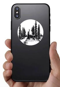 Car Sticker - Mountain Forest Pine