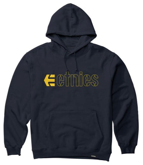 Etnies E Corp Hoodie Navy-Yellow | Sneakers Plus