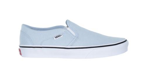 Pastel blue clearance slip on vans