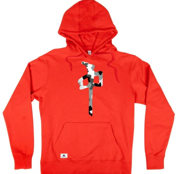 Nike camo sale hoodie orange