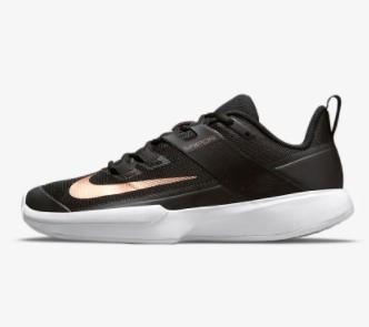 Nike Womens Court Shoes Vapor Lite HC Black-Red Bronze | Sneakers Plus
