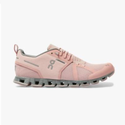 ON Cloud Waterproof Womens Running Shoe Rose-Lunar | Sneakers Plus