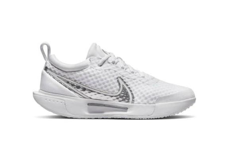NIke Court Zoom Pro -Womens Court Shoe Metallic-White-Silver | Sneakers Plus