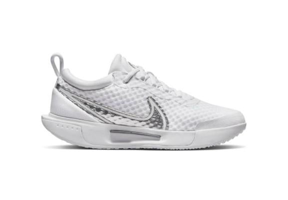 NIke Court Zoom Pro -Womens Court Shoe Metallic-White-Silver | Sneakers Plus