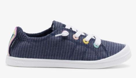 Roxy Bayshore IV - Girls Slip On Shoe True Navy | Sneakers Plus