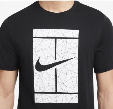 Nike white shirt hot sale black logo