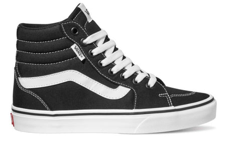 Vans Filmore Hi Womens Hi Top Shoe Black-White | Sneakers Plus