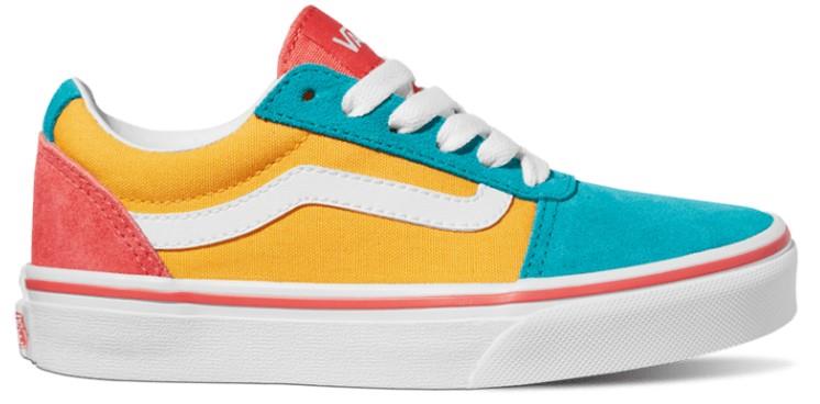 Vans pink blue on sale yellow