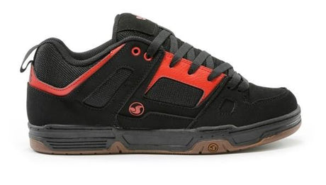 DVS Gambol - Mens Skate Shoe Black-Red-Gum | Sneakers Plus