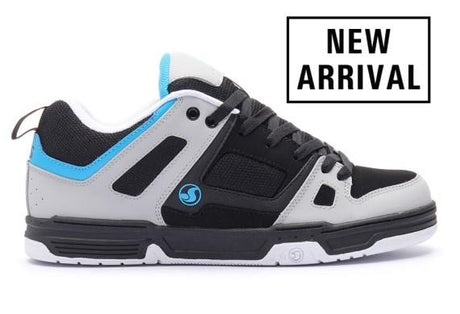 DVS Gambol - Mens Skate Shoes Grey-Black-Blue | Sneakers Plus