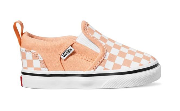 Vans Asher V Toddler Slip On Tropical Peach