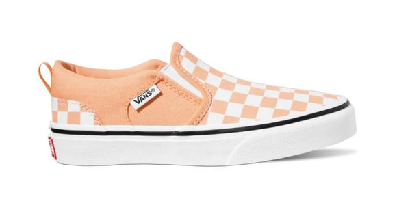 Vans Asher Girls Skate Shoe Tropical Peach