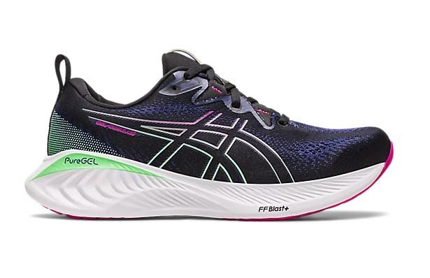 ASICS Running Shoes Gel Cumulus 25 Women s 6 Black Pink Rave