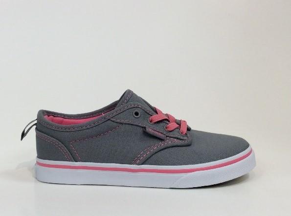 Girls vans grey best sale